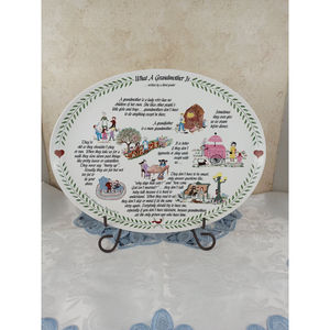 Vintage What a Grandmother Is Plate 1983 Third Edition Plate Number 2273/5000
